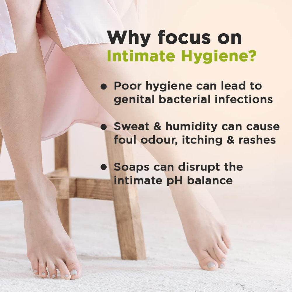 Intimate Wash For Women - Lemongrass Fragrance & 100% Alcohol-Free, Paraben-Free