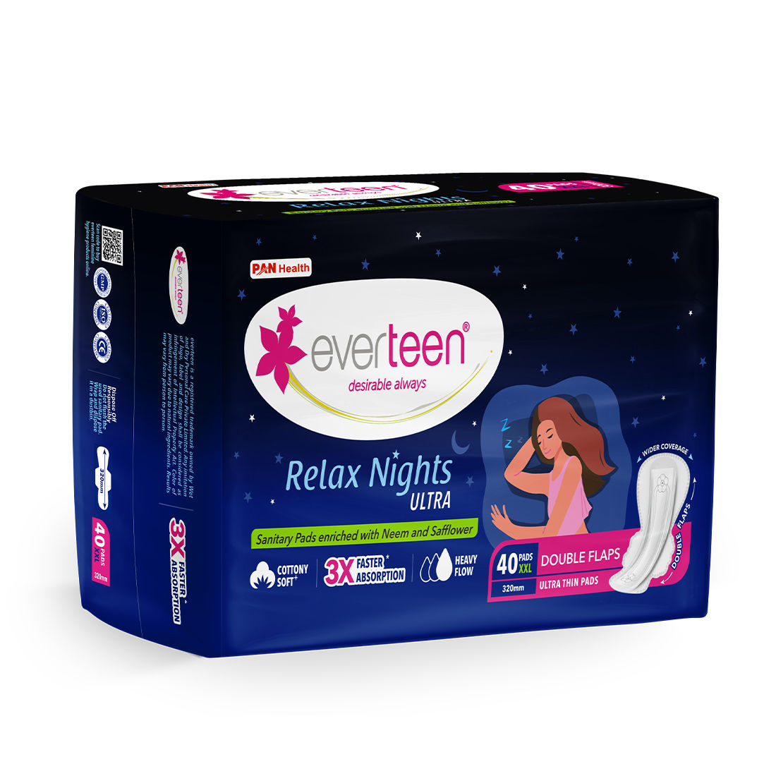 Relax Nights XXL Ultra Thin Overnight Sanitary Pads