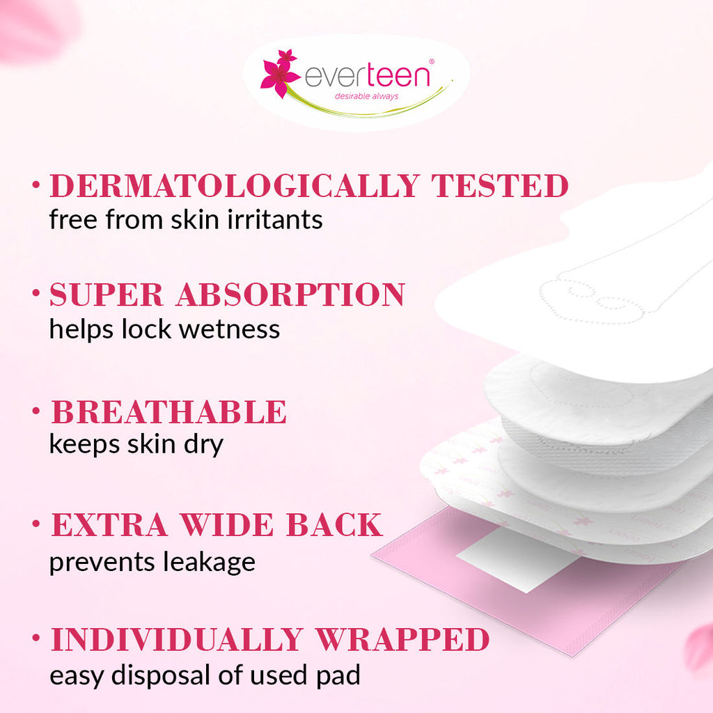 Period Care XL Soft Sanitary Napkins Pads For Medium Flow
