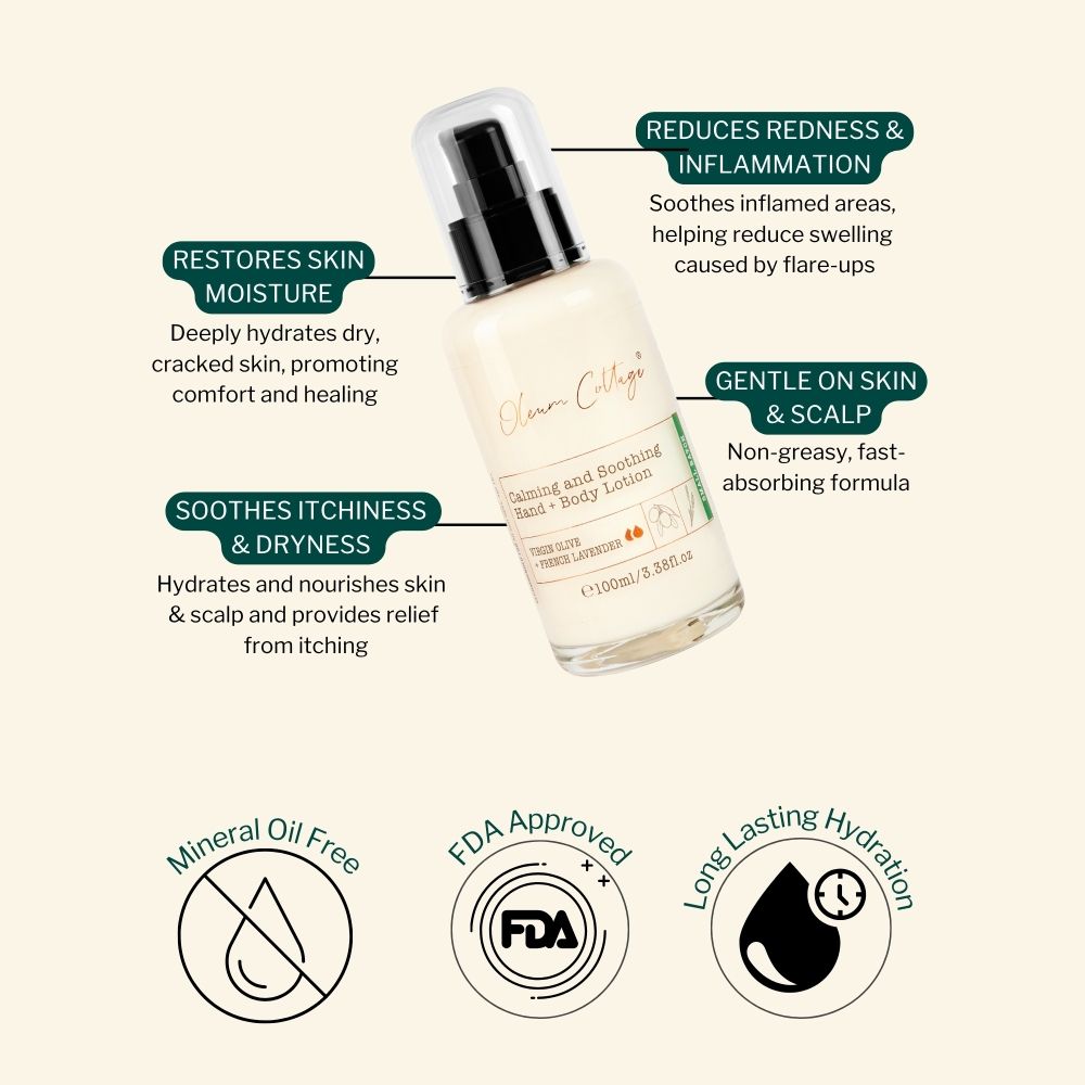 Calming Anti Itch Lotion for Skin + Scalp