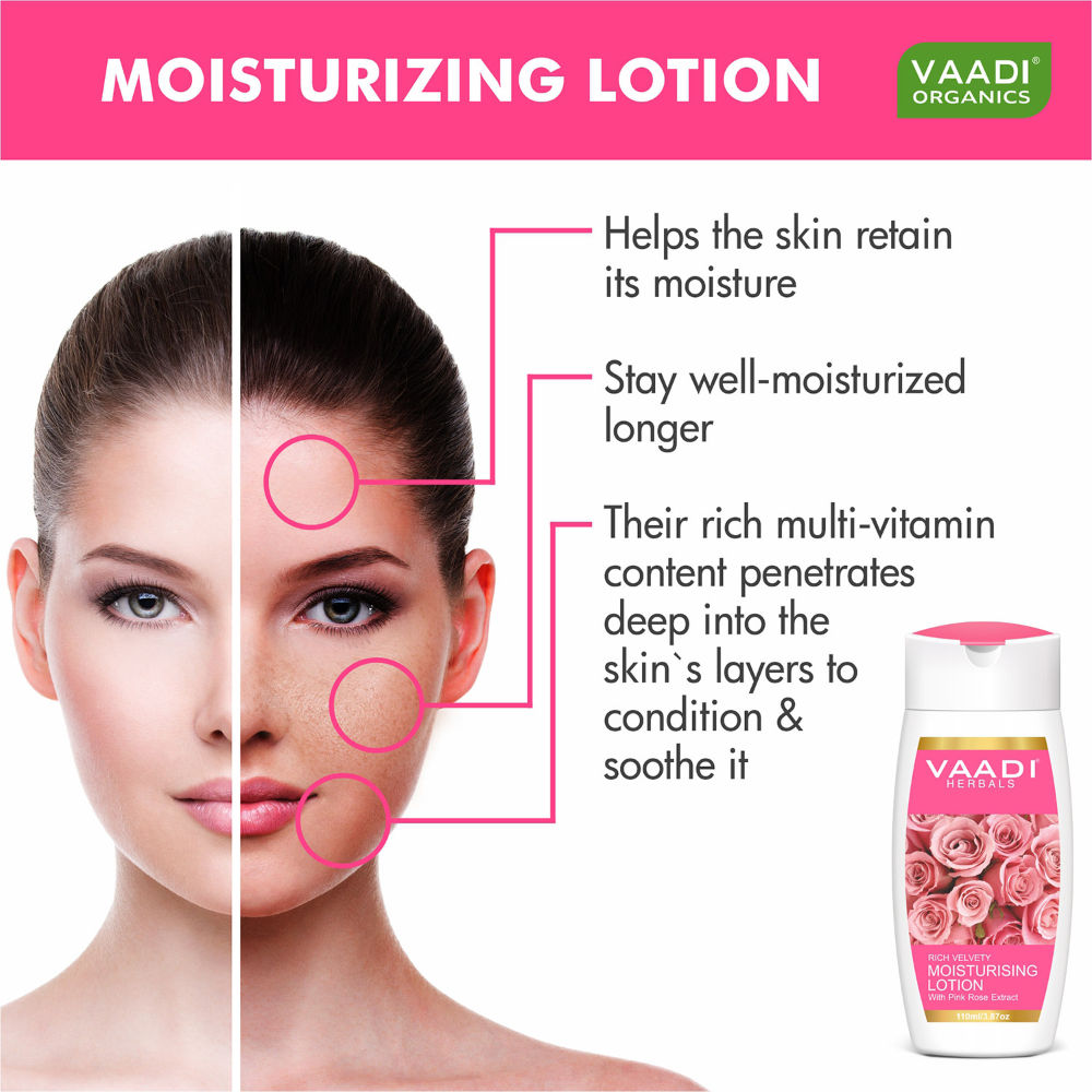 Moisturising Lotion With Pink Rose Extract