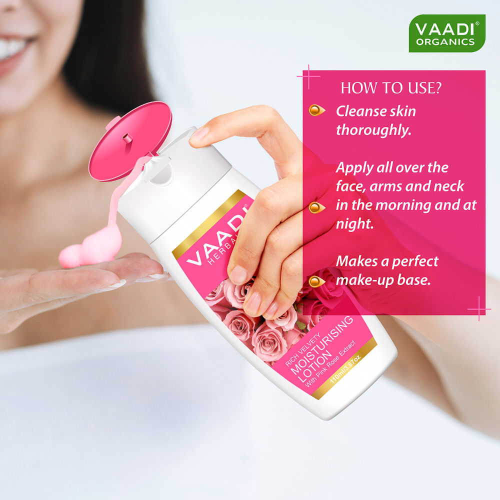 Moisturising Lotion With Pink Rose Extract