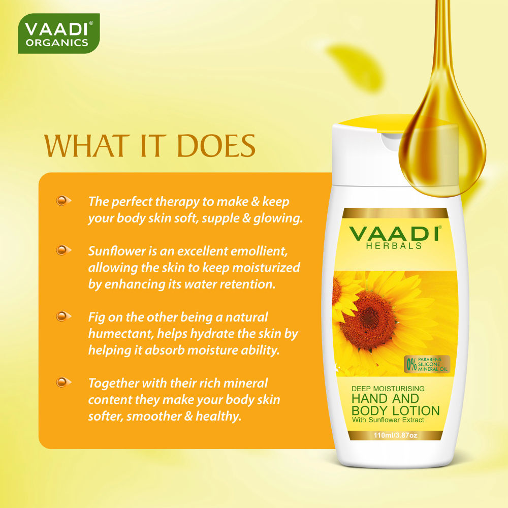 Hand & Body Lotion With Sunflower Extract