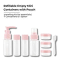 Refillable Empty Mini Containers With Pouch