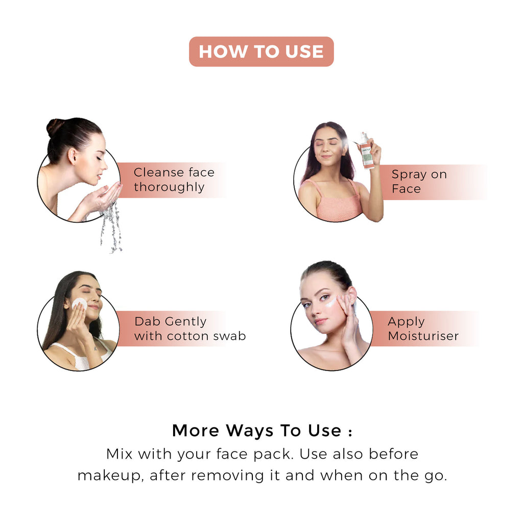 Facial Spray with Herbs & Rose Water