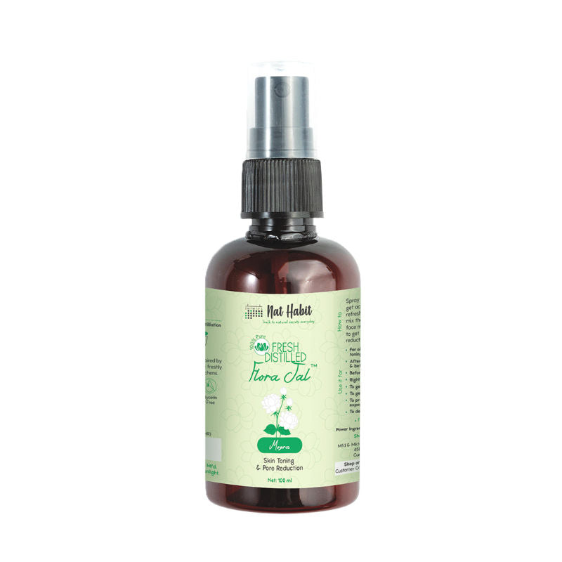 100% Pure Mogra Jal, Jasmine Water, Toner & Face Mist for Oil Control, Acne & Hydration