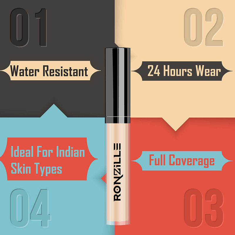 Hd Finish Full Coverage Liquid Concealer - Corrector Orange 05