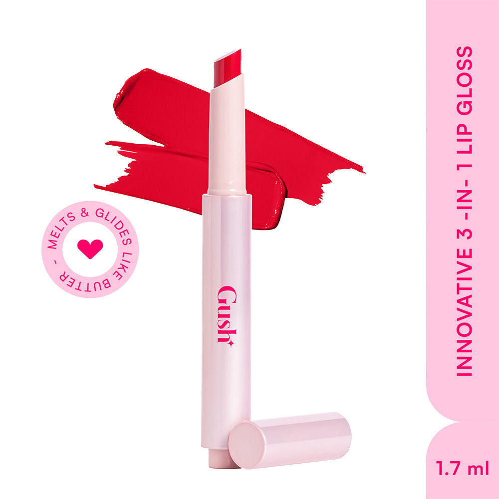 Hybrid Gloss Butter Balm High Shine & Hydrating - Rich Fuchsia