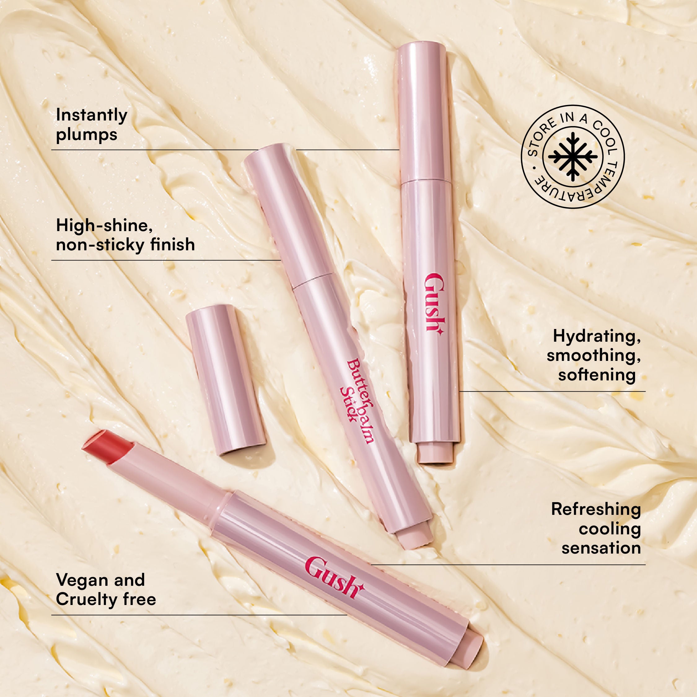 Hybrid Gloss Butter Balm High Shine & Hydrating