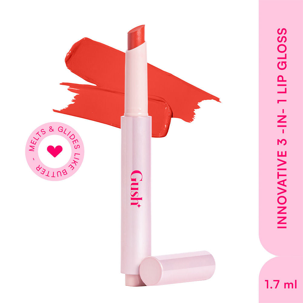 Hybrid Gloss Butter Balm High Shine & Hydrating - Warm Peach