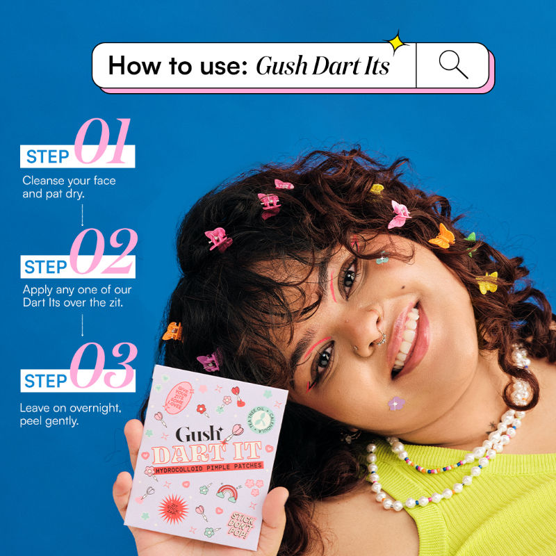 Dart It Pimple Patches Work in 6-8 Hrs For Acne, Zits And Blemishes - Super Star
