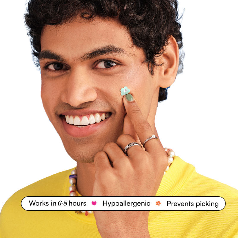 Dart It Pimple Patches Work in 6-8 Hrs For Acne, Zits And Blemishes - Super Star (5 Colors)