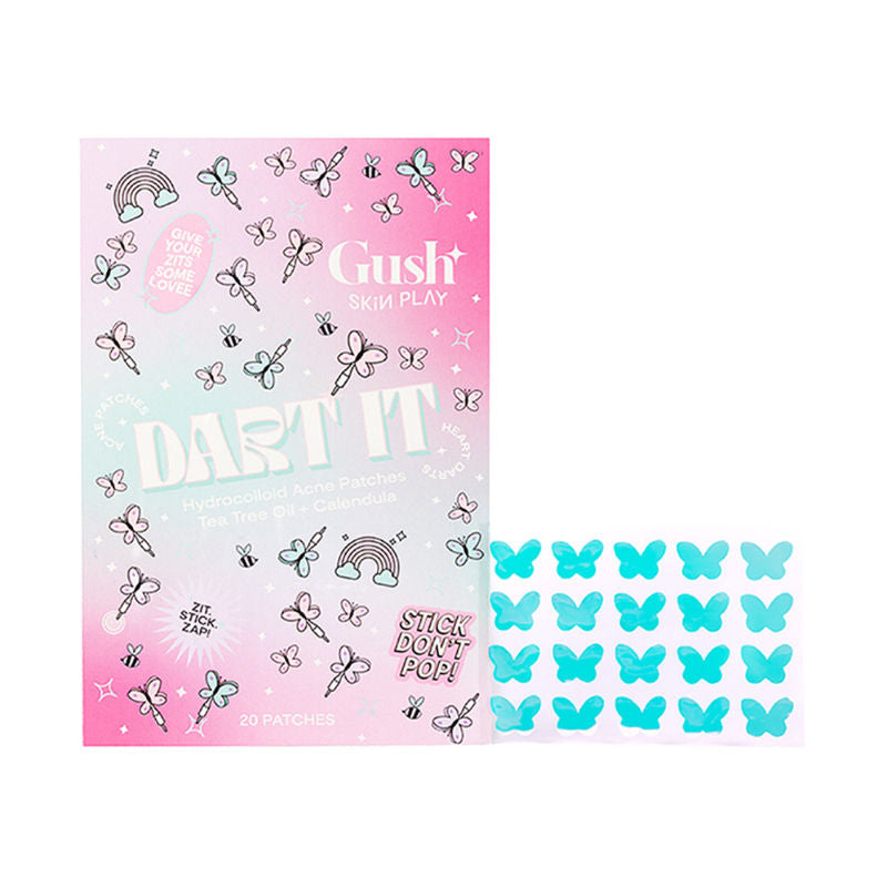 Dart It Pimple Patches Work in 6-8 Hrs For Acne, Zits And Blemishes - Holographic Butterfly