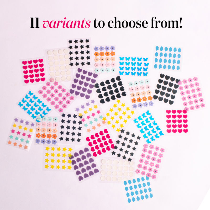Dart It Pimple Patches Work in 6-8 Hrs For Acne, Zits And Blemishes - Holographic Butterfly