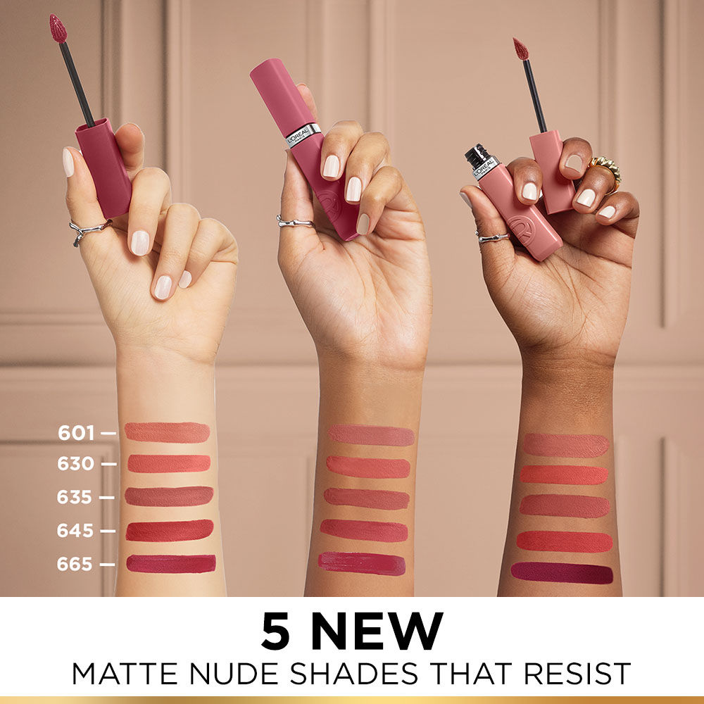LOreal Paris Infallible Matte Resistance Lipstick, Transfer Resistant Formula - Lazy Sunday 150