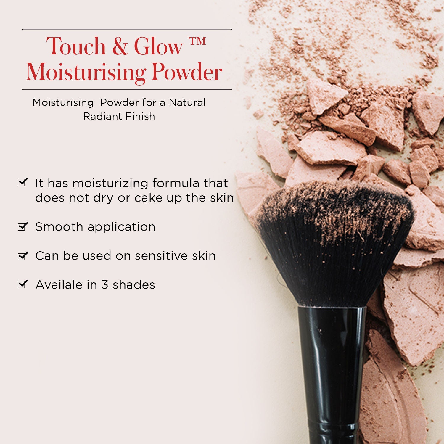 Touch & Glow Moisturising Powder