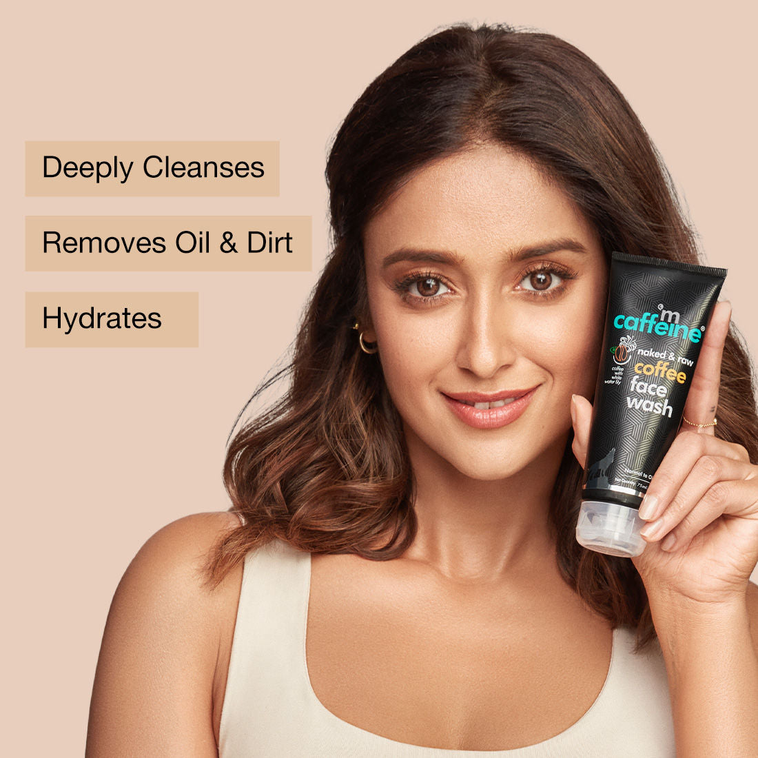 Coffee Face Wash for Fresh & Glowing Skin - Hydrating Cleanser for Oil & Dirt Removal