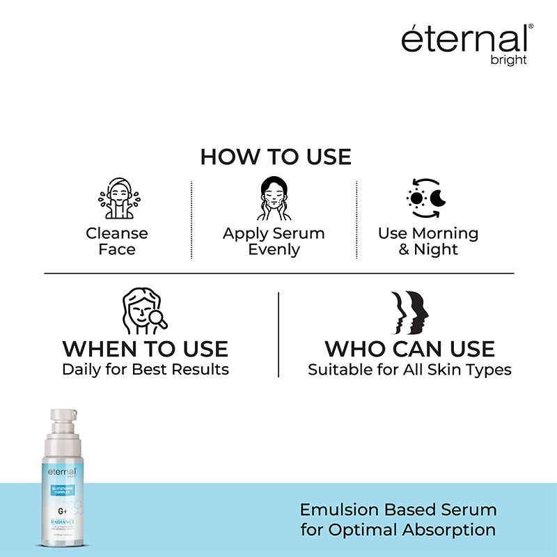 Glutathione Serum For Skin Brightening & Antioxidant Glow