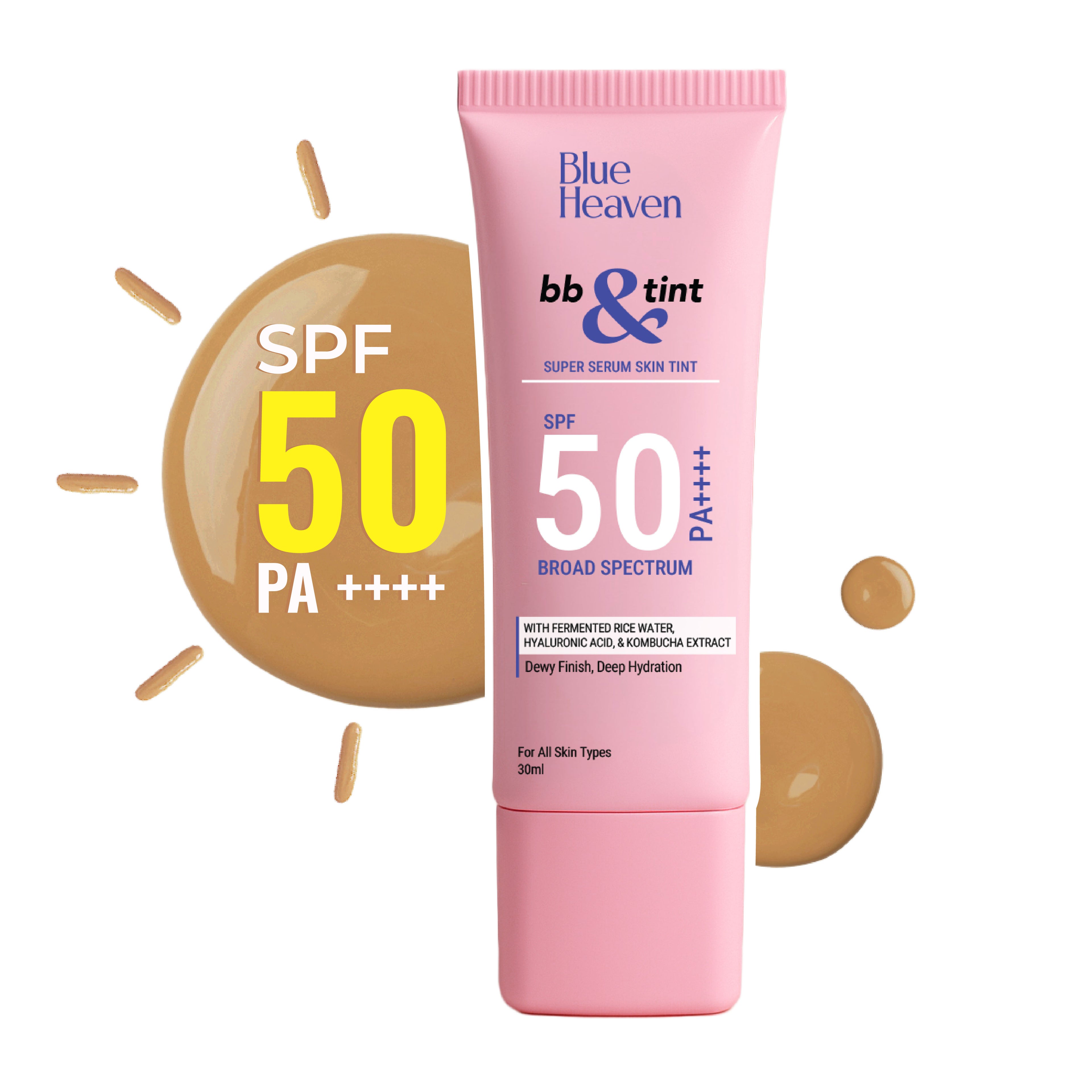 BB & Tint BB Cream 4 In 1 Lightweight Foundation - Warm Caramel