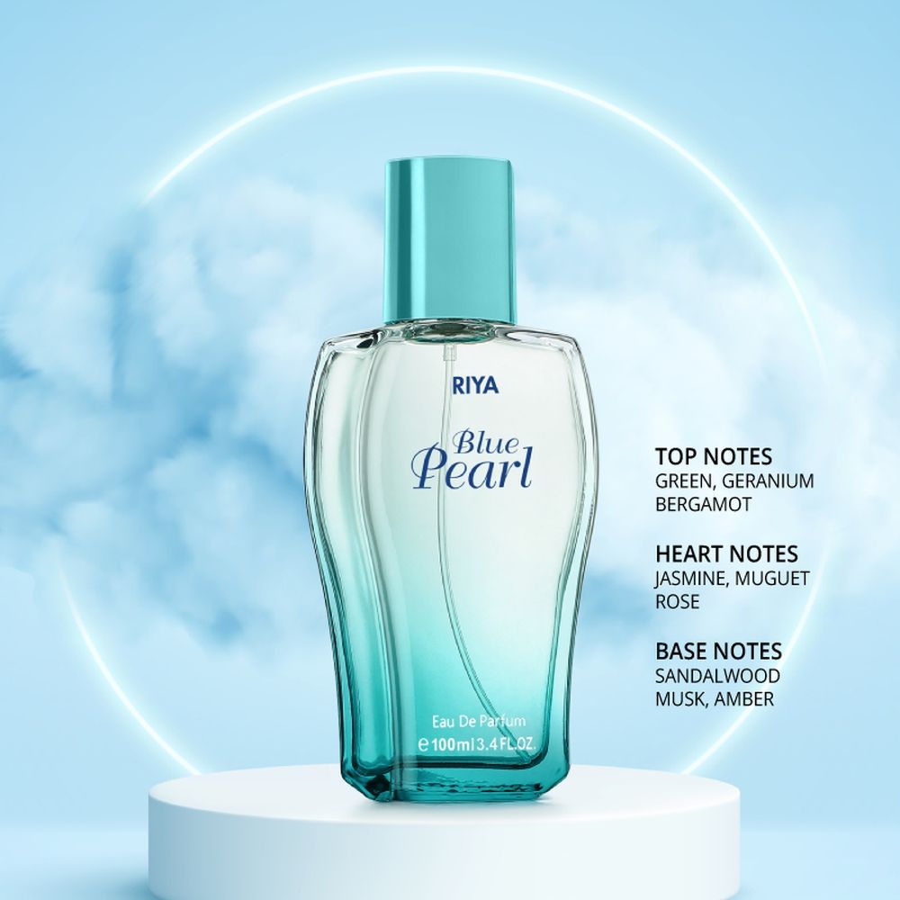 Blue Pearl Perfume for Women EDP With Long Lasting Fragrance Citrus Jasmine Scent