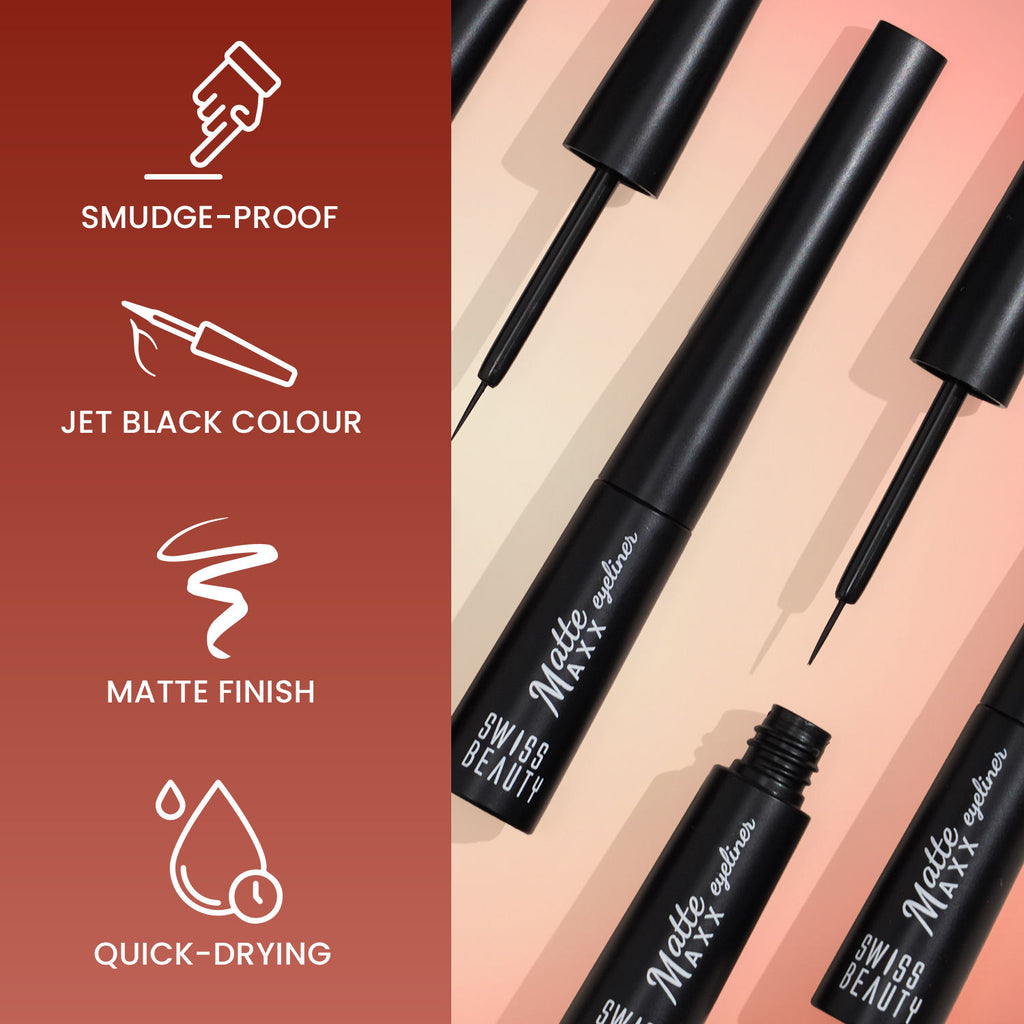 Matte Max Eyeliner Black