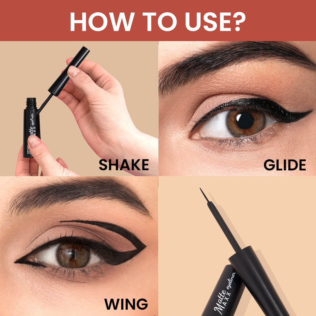 Matte Max Eyeliner Black