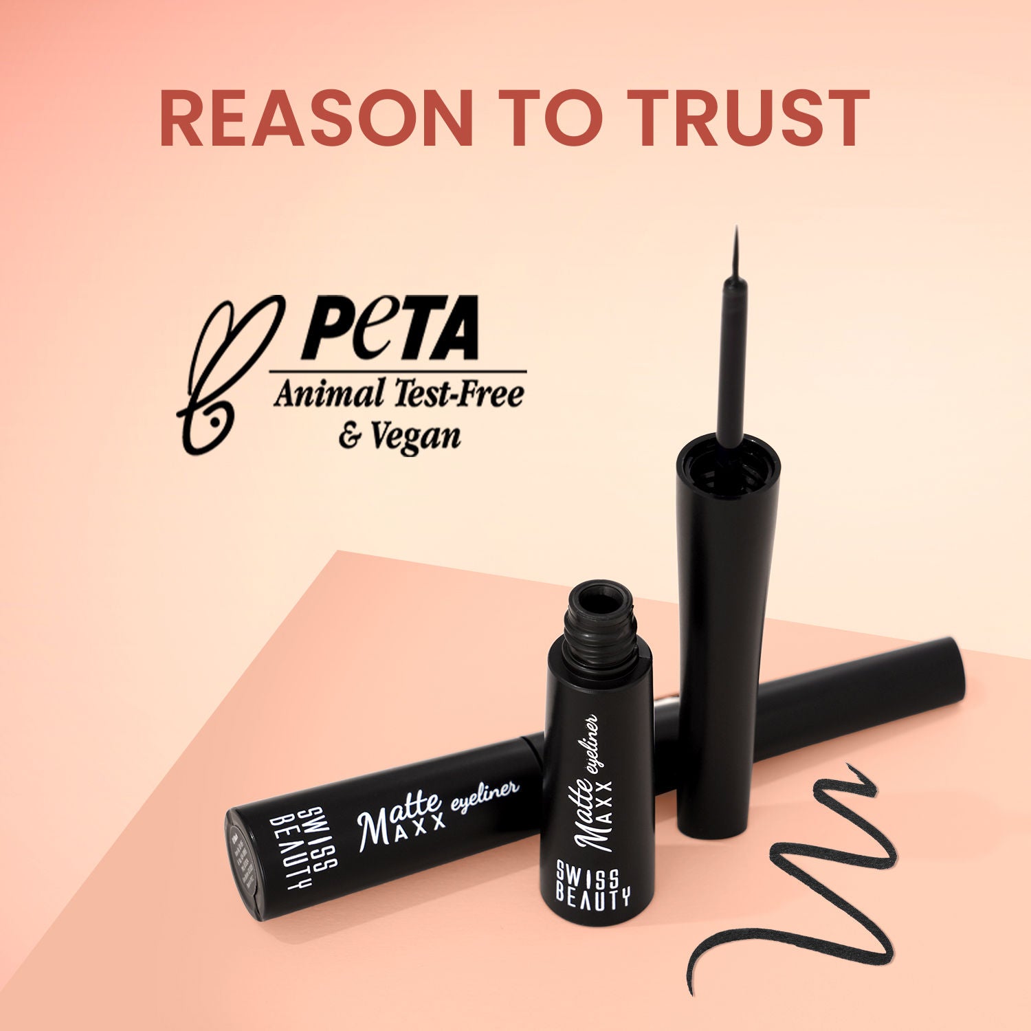 Matte Max Eyeliner Black