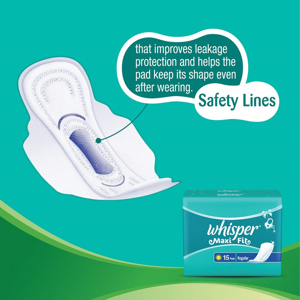Maxi Fit Regular 15s Sanitary Pads for Women