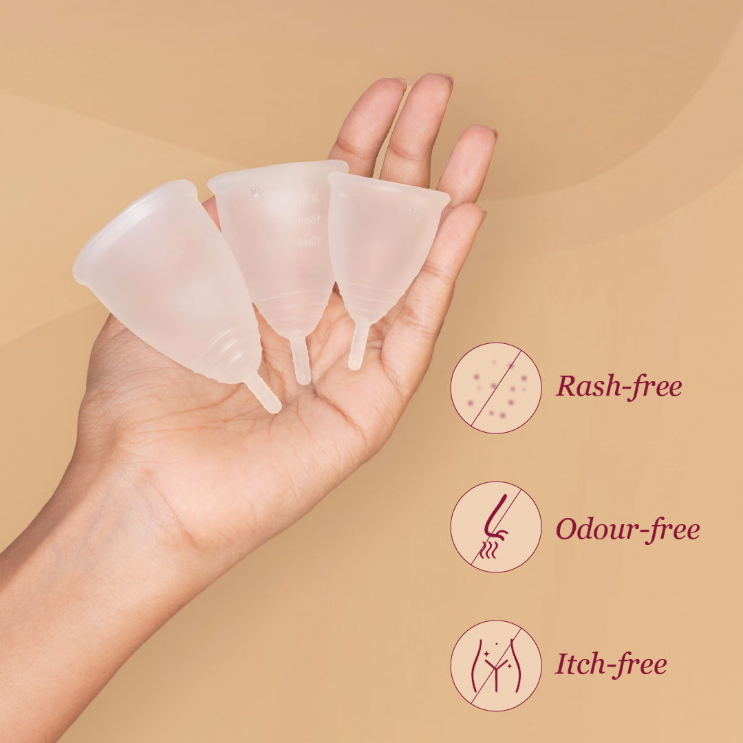 Reusable Menstrual Cup for Women With Free Pouch