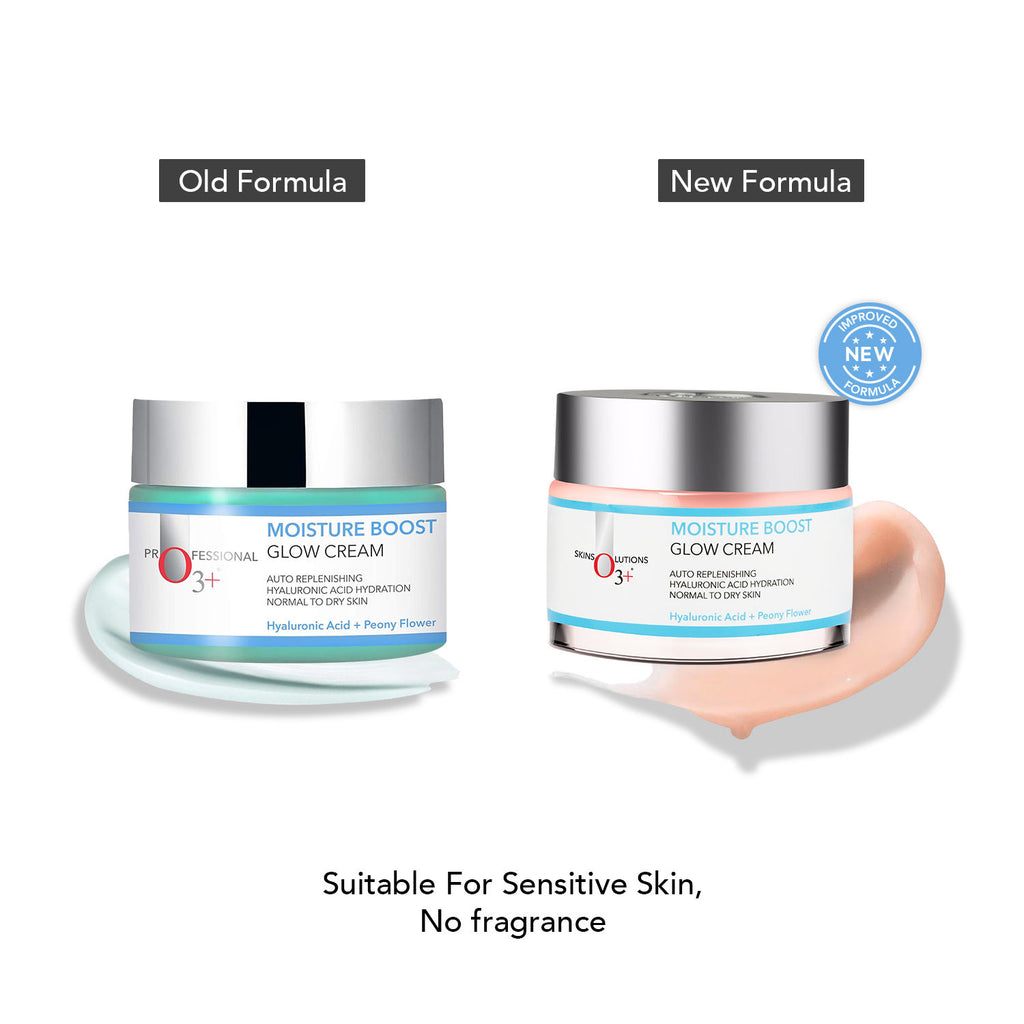 Moisture Boost Glow Gel Cream With Hydrating Hyaluronic Acid & Tri-Peptide For Dull Skin