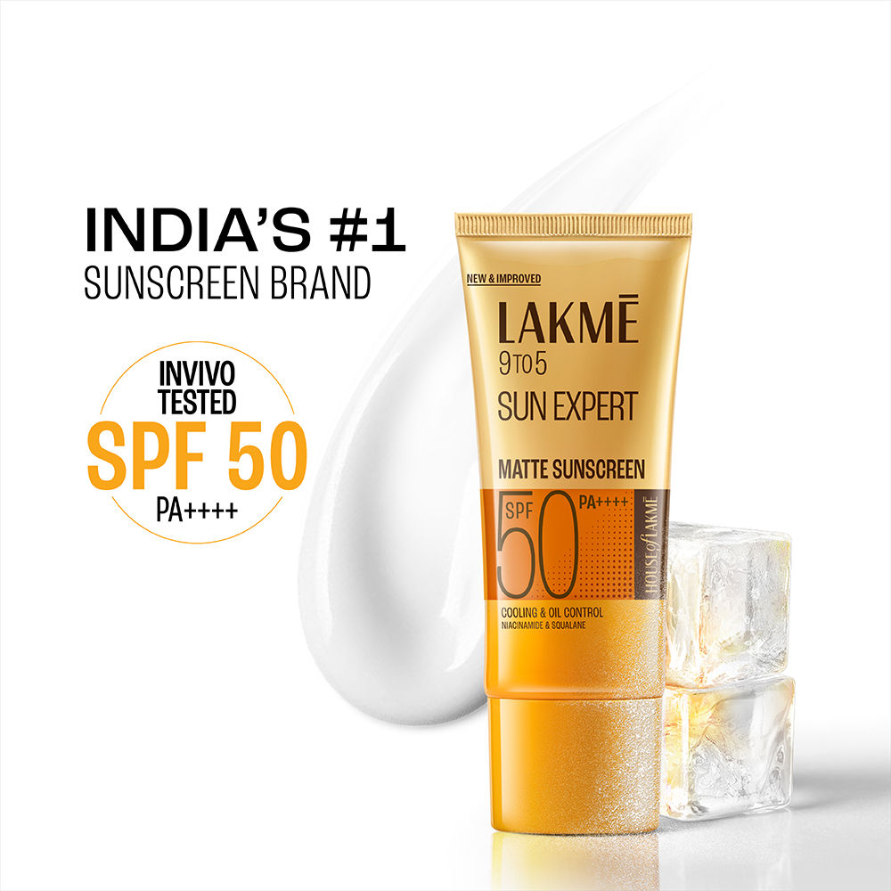 Matte Sunscreen SPF 50 PA+++, Niacinamide,UVA/B Protection,For Normal To Oily Skin - 50ml