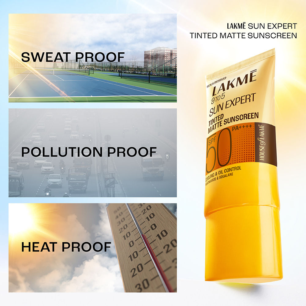 Sun Expert Tinted Sunscreen SPF 50 PA +++, Broad Spectrum UVA/B protection