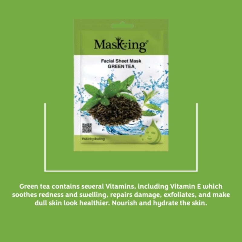 Beauty Green Tea Facial Sheet Mask