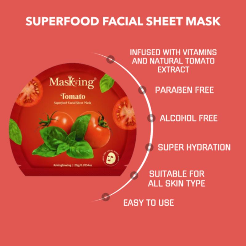 Superfood Tomato Facial Sheet Mask