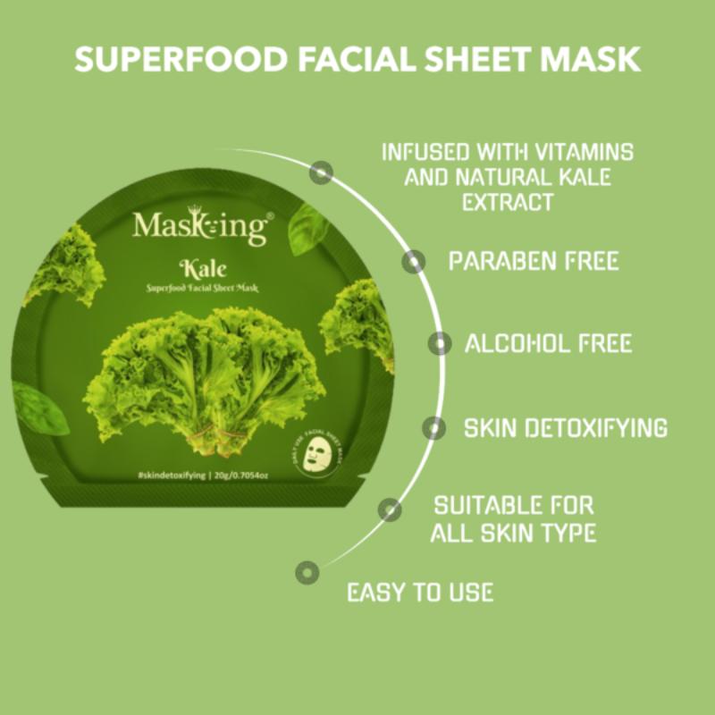 Superfood Kale Facial Sheet Mask