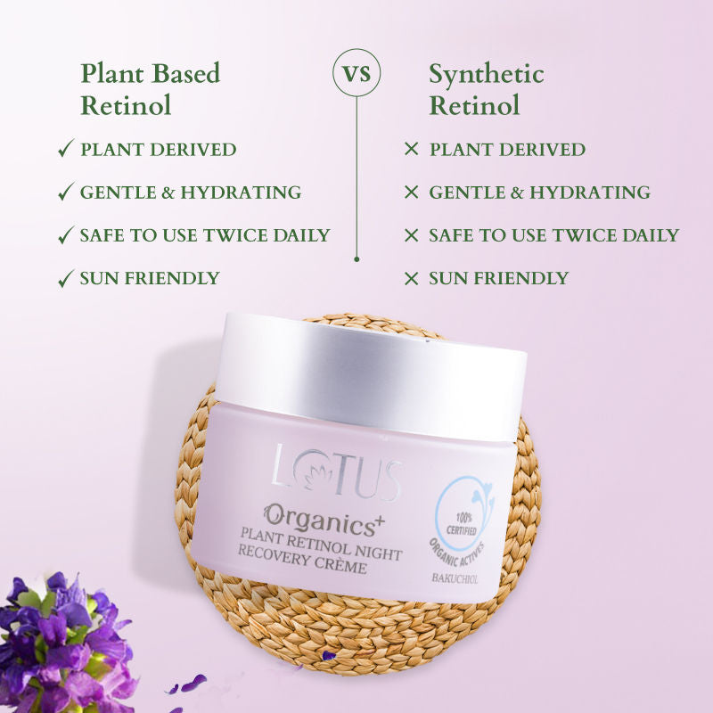 Lotus Organics+ Bakuchiol Plant Retinol Night Cream