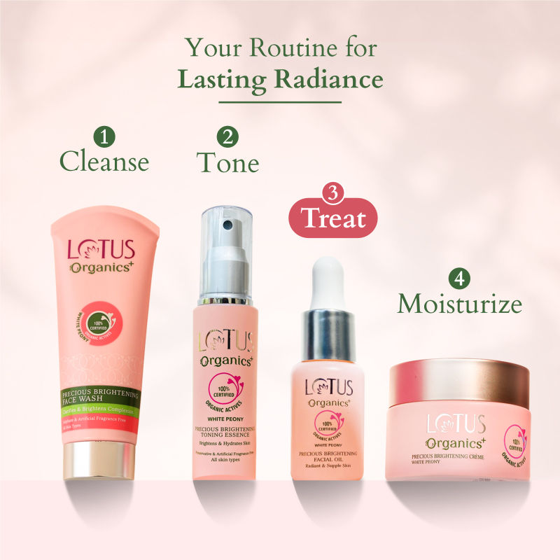 Lotus Organics+ Precious Brightening Facial Oil