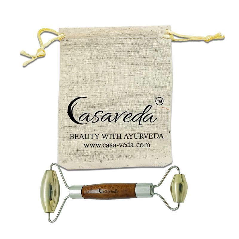 Kansa Bronze Ayurveda Face Massage Roller Skin Brightening