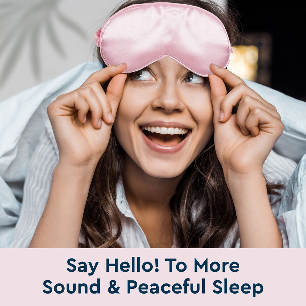 Satin Eye Mask (Pink)