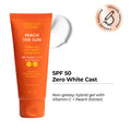 Peach Sunscreen SPF 50 PA++++ With Vitamin C And Rice Water Extract