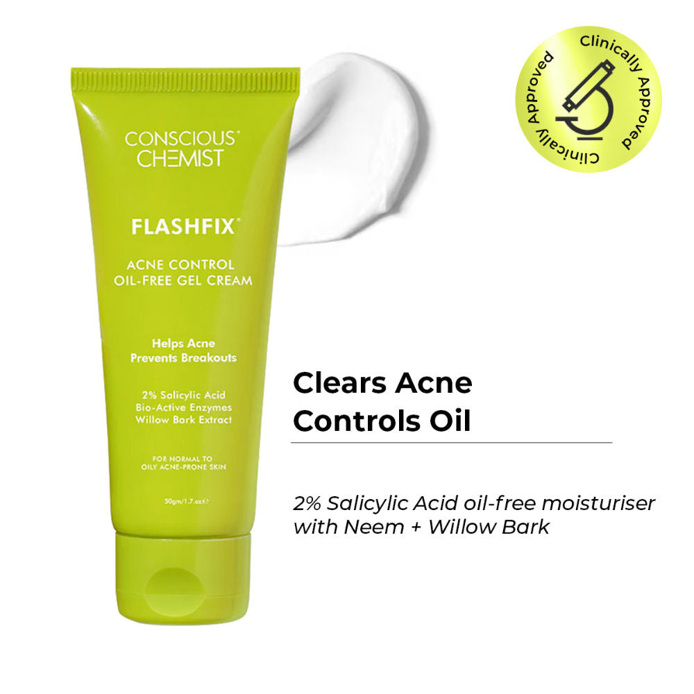 Flashfix Acne Spot Corrector Face Cream With 2% Salicylic Acid & Bio-Actives