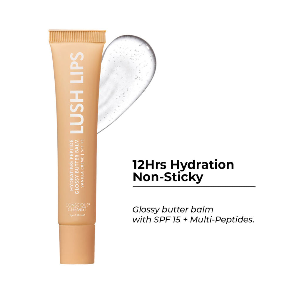 Multi Peptide & Shea Butter Lip Balm with SPF15