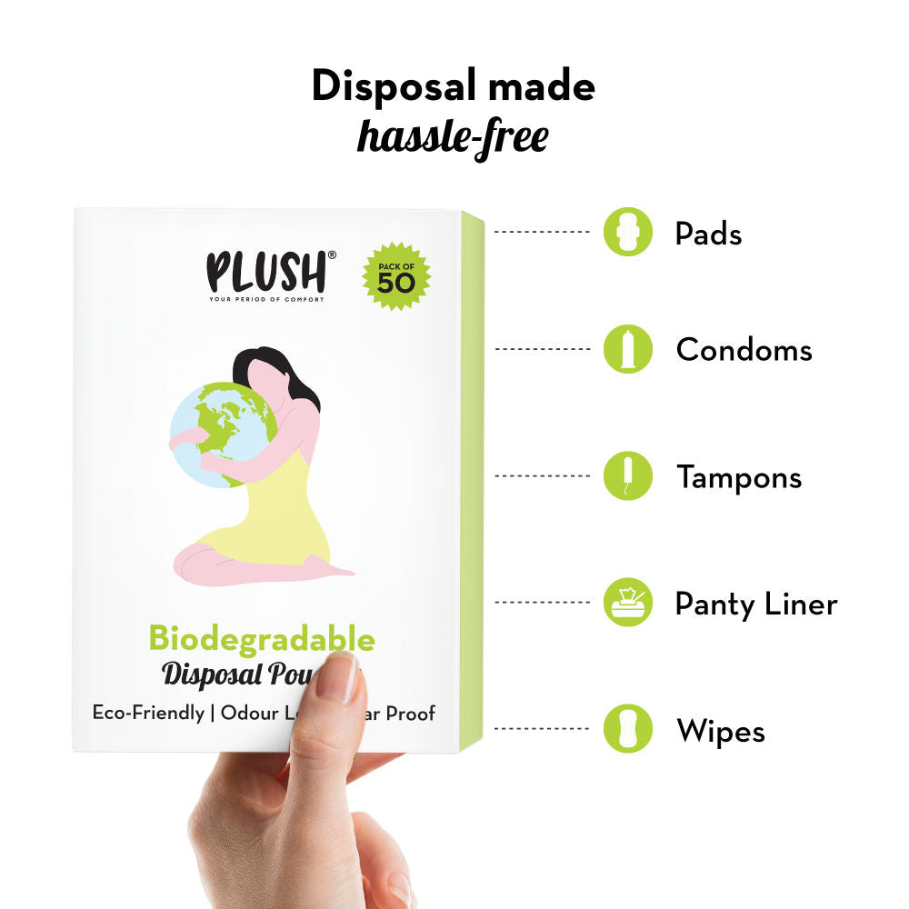 Eco-Friendly Sanitary Disposal Bags with Seal