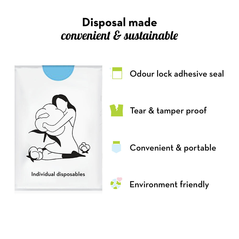 Eco-Friendly Sanitary Disposal Bags with Seal