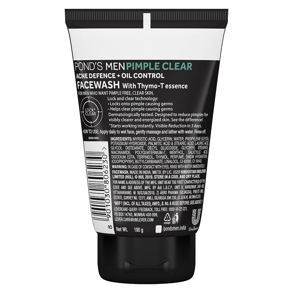 Men Pimple Clear Face Wash
