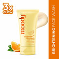 Vitamin C Brightening Face Wash Cleanser With Niacinamide, AHA Grapefruit For Glowing Skin