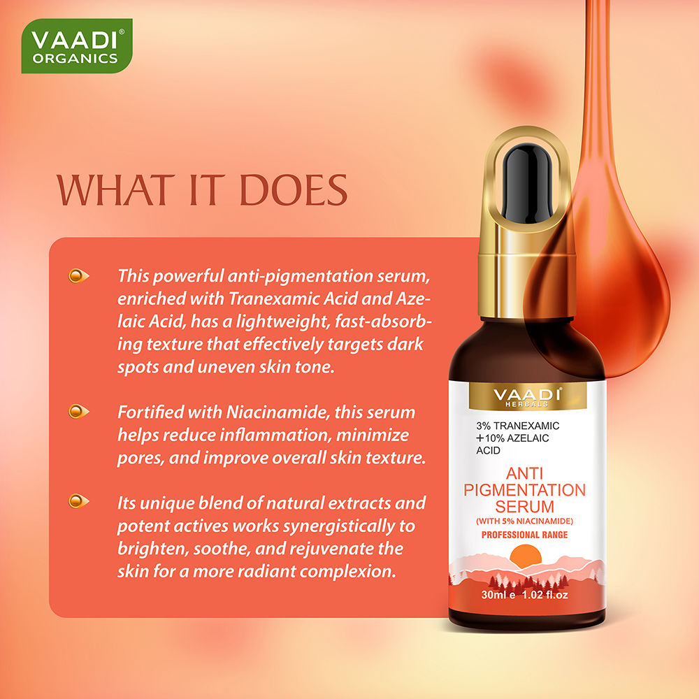 3%Tranexamic And 10% Azelaic Acid Anti Pigmentation Serum