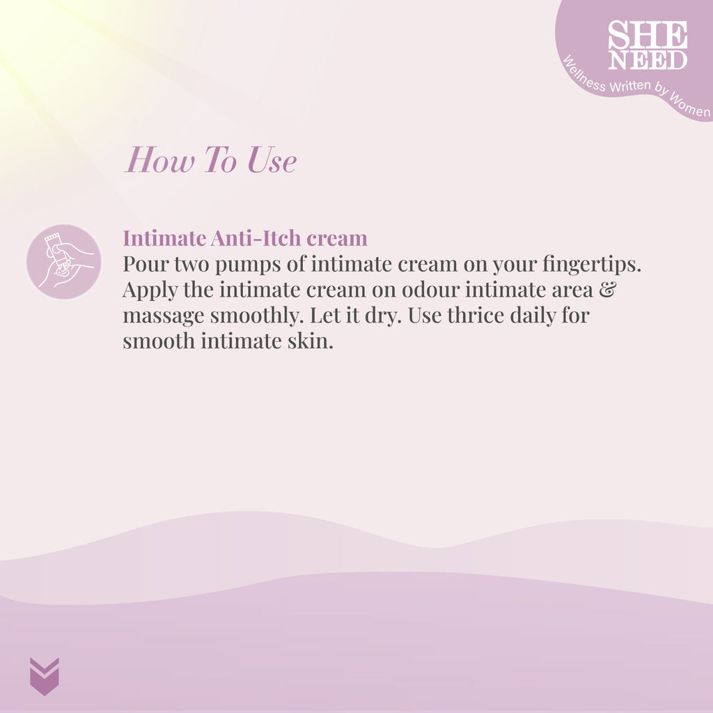 Intimate Anti-Itch Cream + FREE SheNeed Intimate Anti-Itch Wipes
