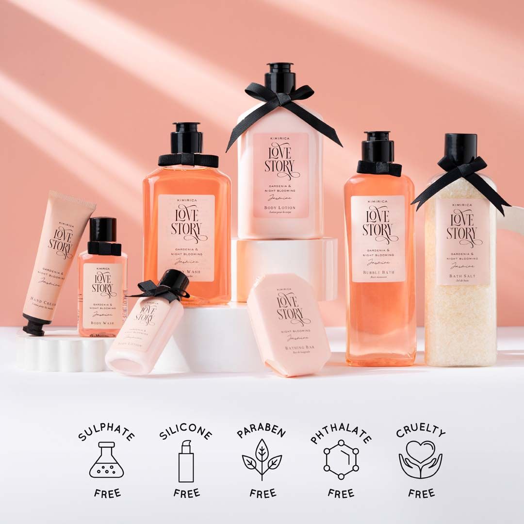 Love Story Luxury Scented Body Wash For Soft And Supple Skin, 100% Vegan & Paraben Free