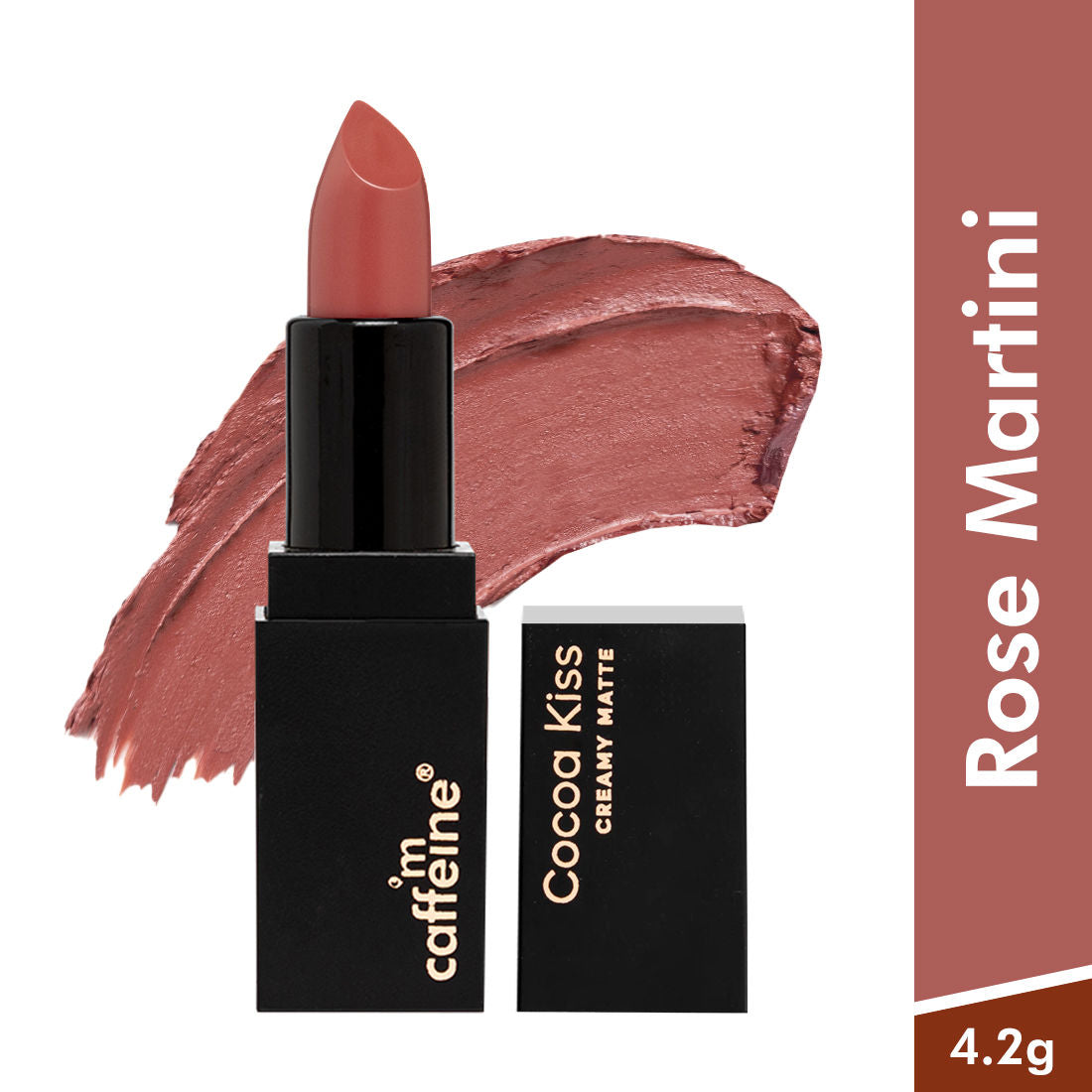 Cocoa Kiss Creamy Matte Lipstick - Rose Martini